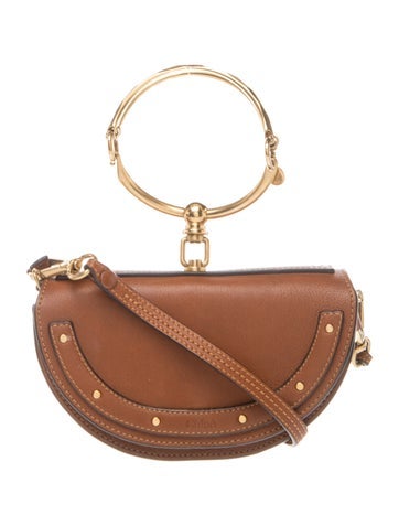 Leather Nile Minaudière Small
