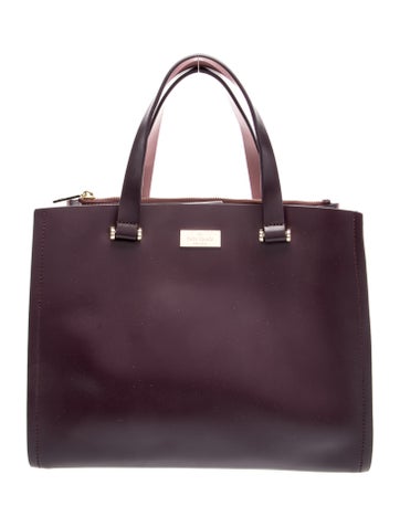 Leather Top Handle Bag