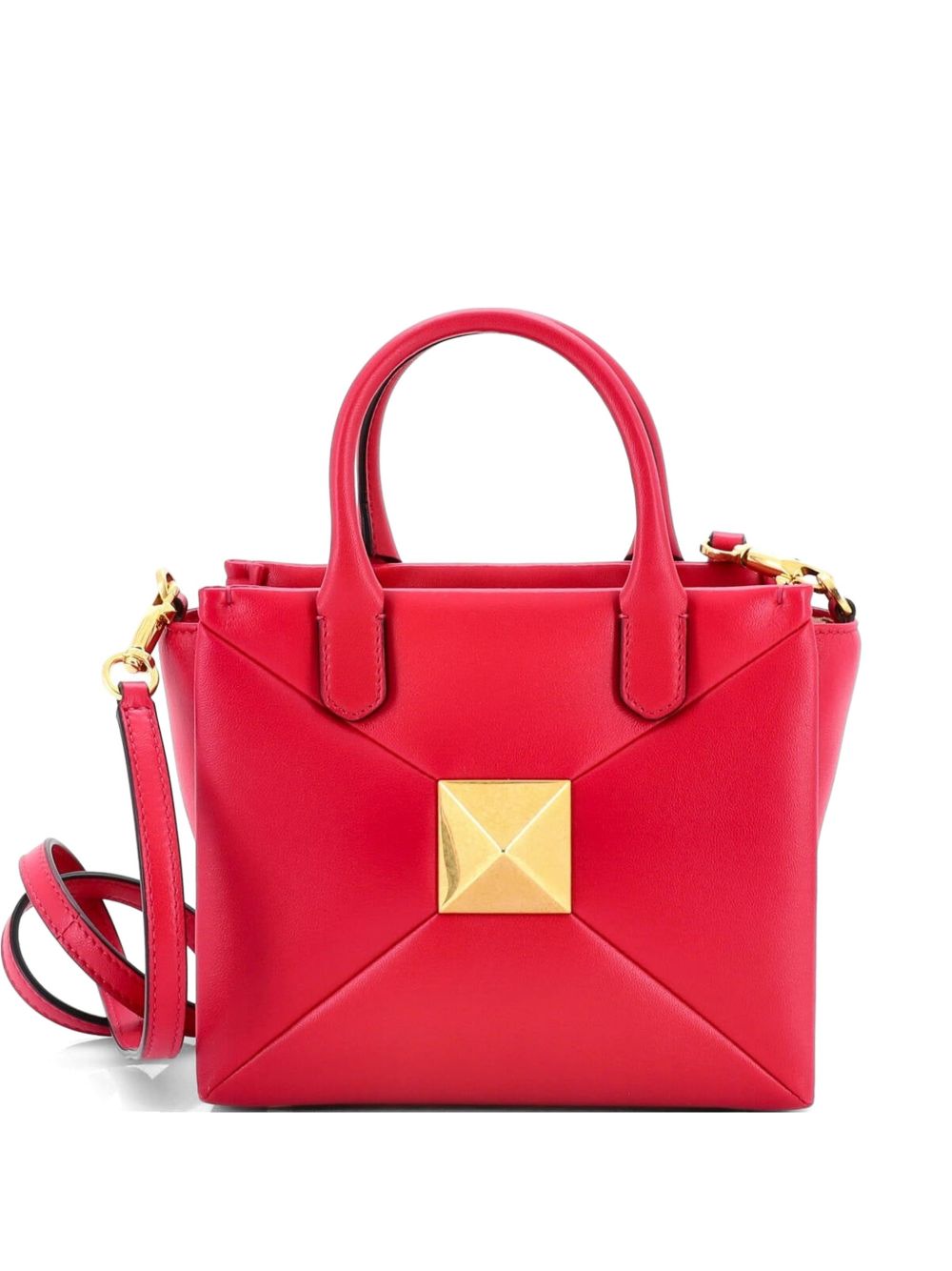 One Stud Top Handle Bag Leather Small crossbody bag