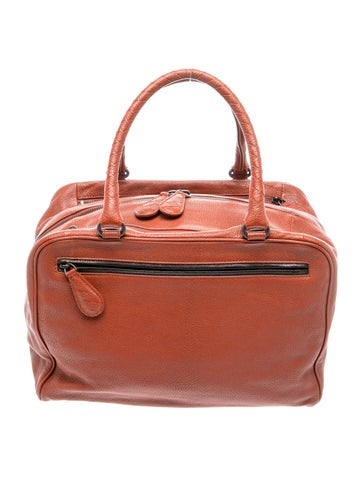 Leather Top Handle Bag