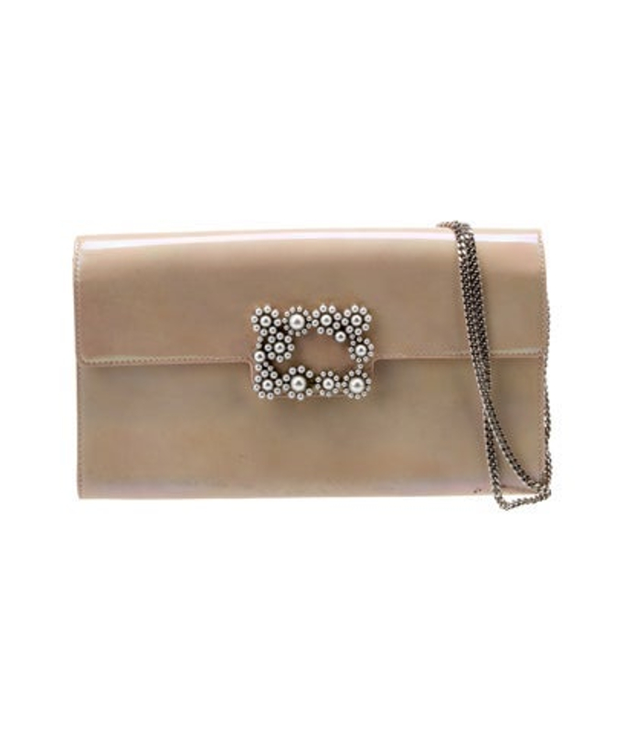 Roger Vivier Vivier Patent Leather Evening Bag