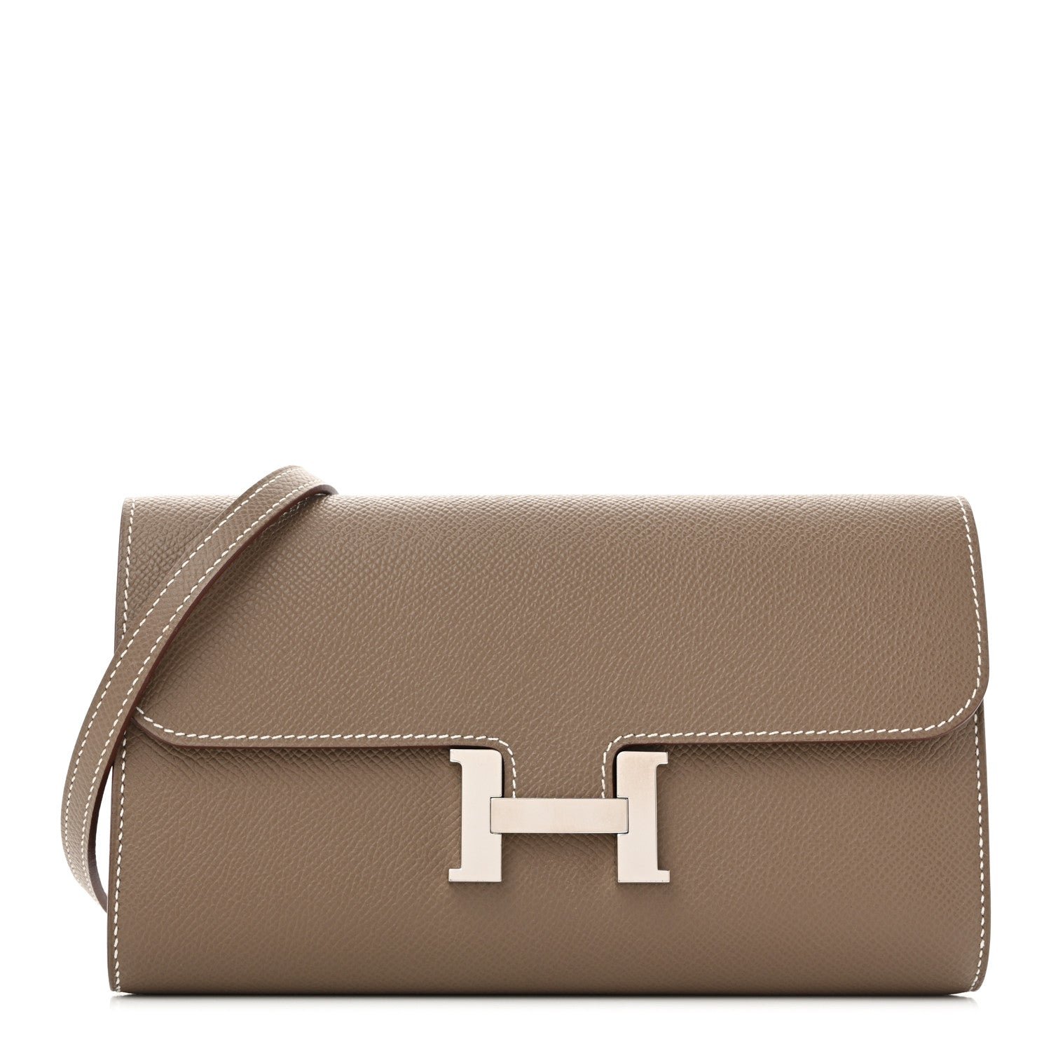 Hermes Epsom Constance Long To Go Wallet Etoupe