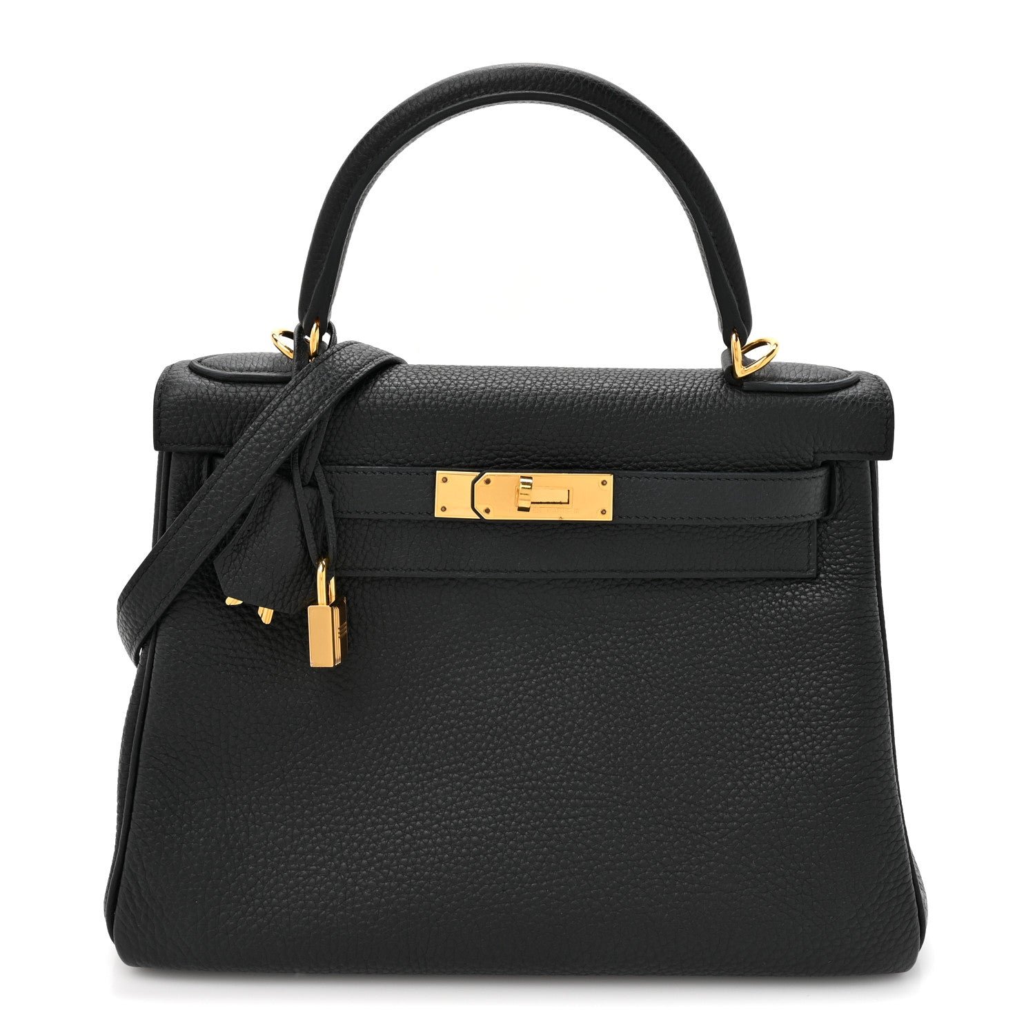 Hermes Togo Kelly Retourne 28 Black