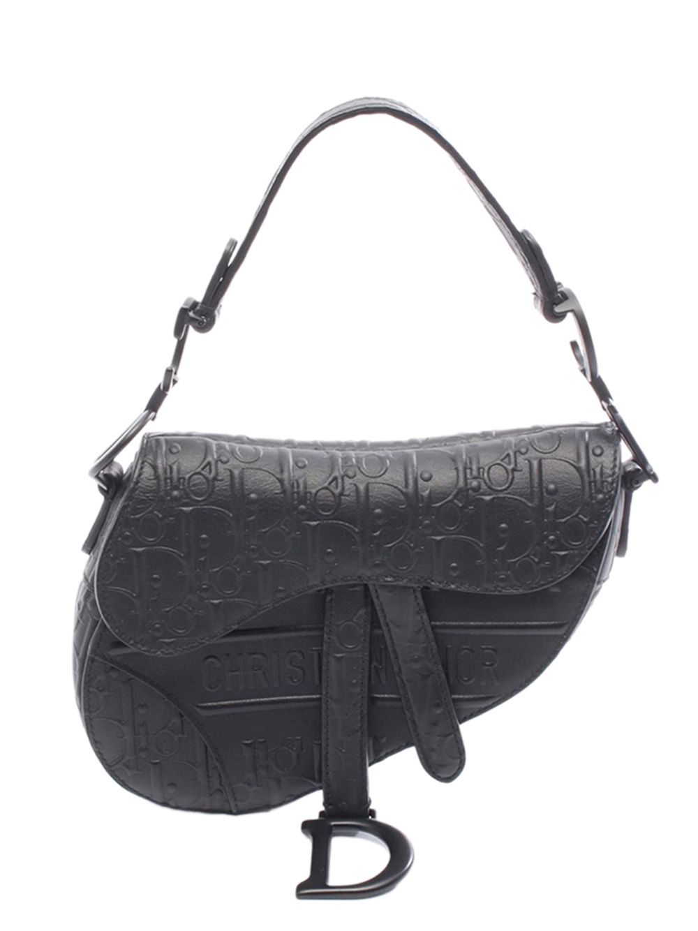 2010-2026 Mini Oblique Embossed Saddle satchel