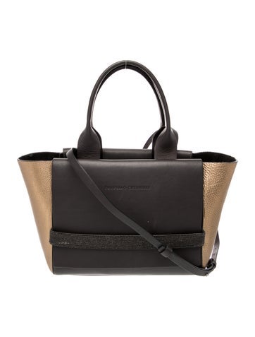 Brunello Cucinelli Leather Shoulder Bag