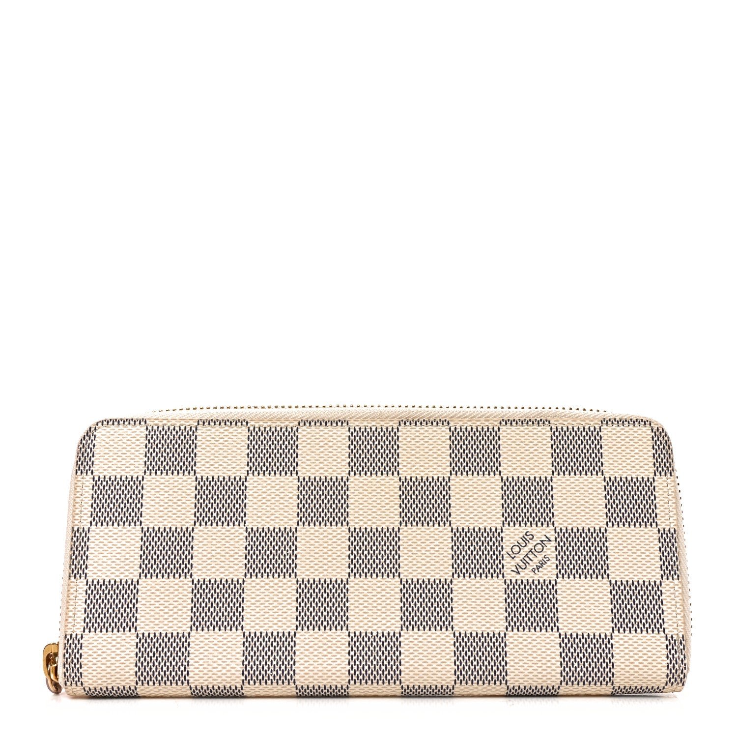 Louis Vuitton Damier Azur Clemence Wallet Rose Ballerine