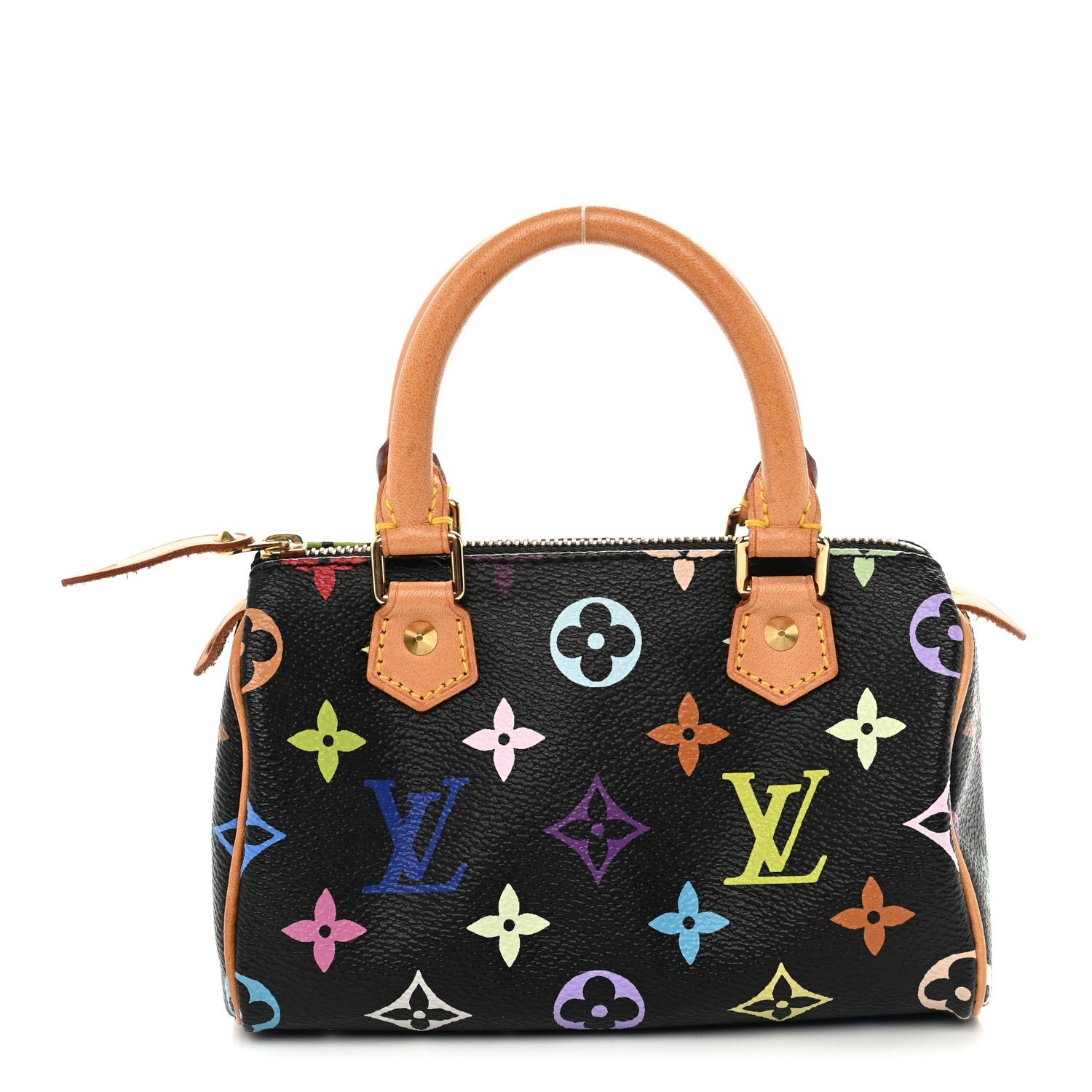 Louis Vuitton Monogram Multicolor Mini Sac HL Speedy Black