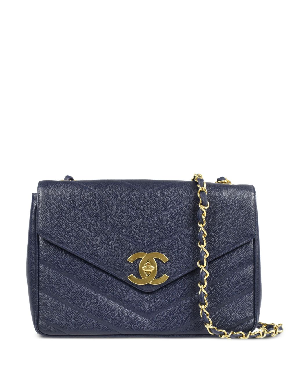 1995 Chevron Classic Flap shoulder bag