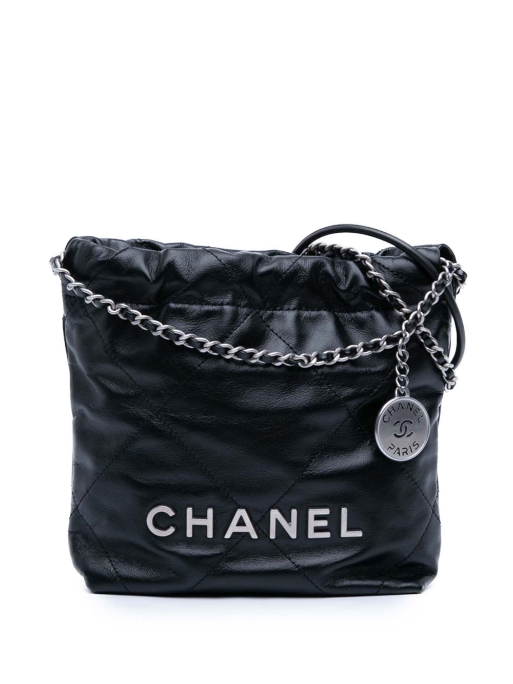 2021-2026 Mini Shiny Calfskin 22 Handbag satchel