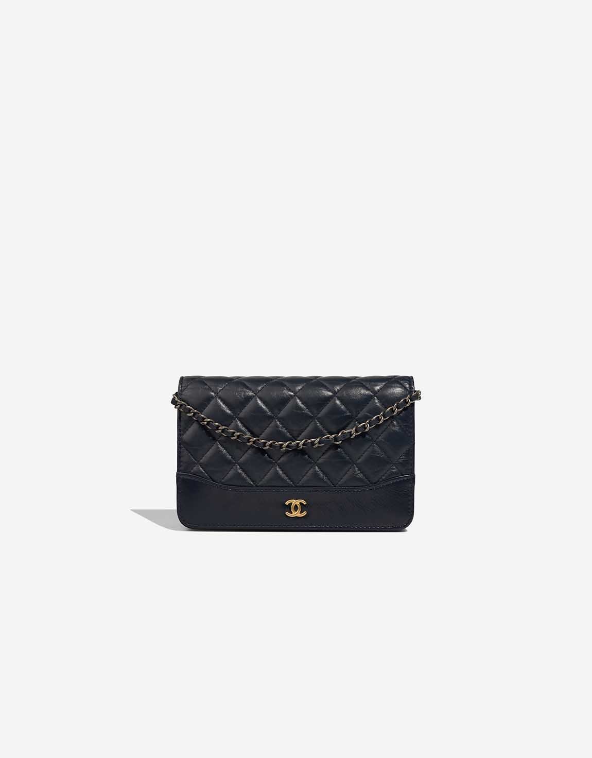
		Gabrielle Wallet On Chain Aged Calf Dark Blue    
