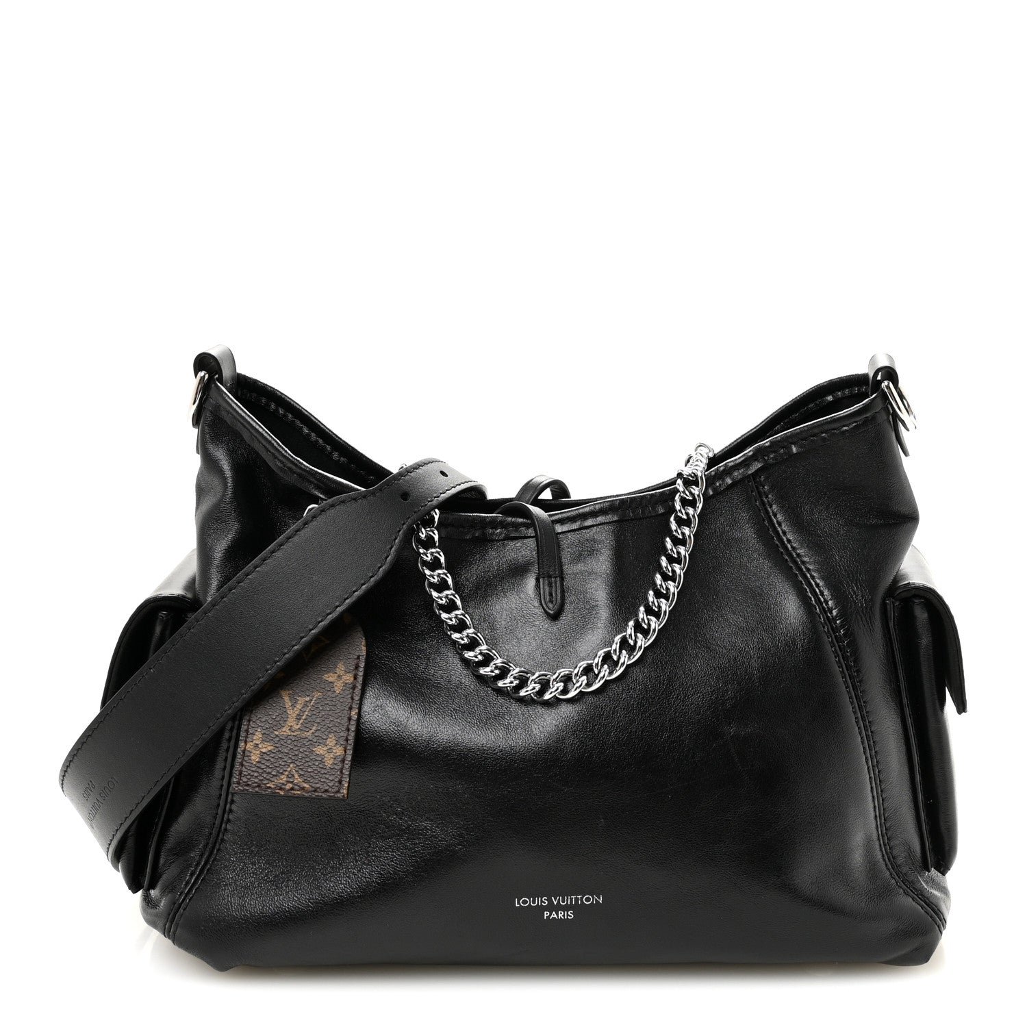 Louis Vuitton Louis Vuitton Lambskin CarryAll Cargo Vibe PM Black