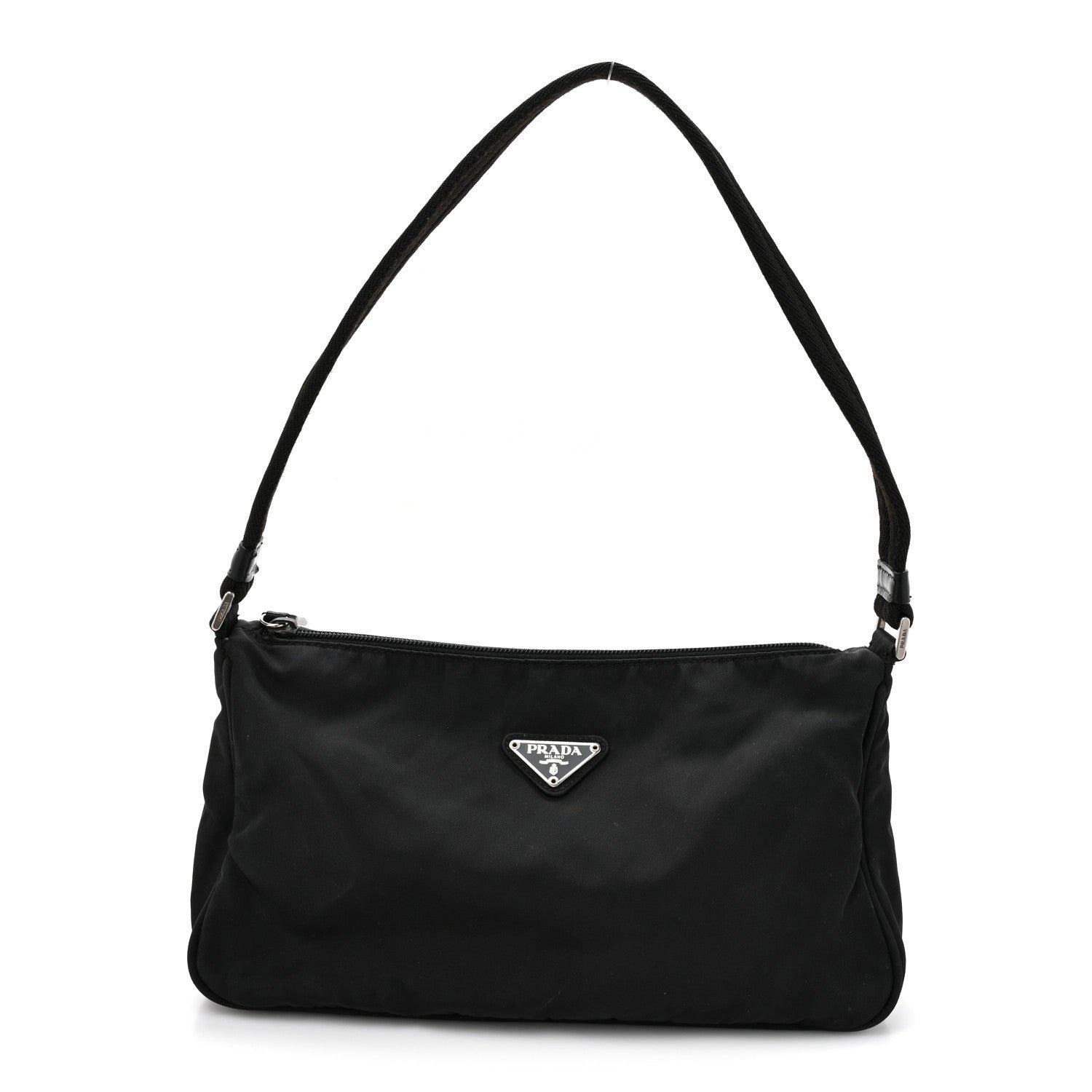 Prada Tessuto Nylon Pochette Black