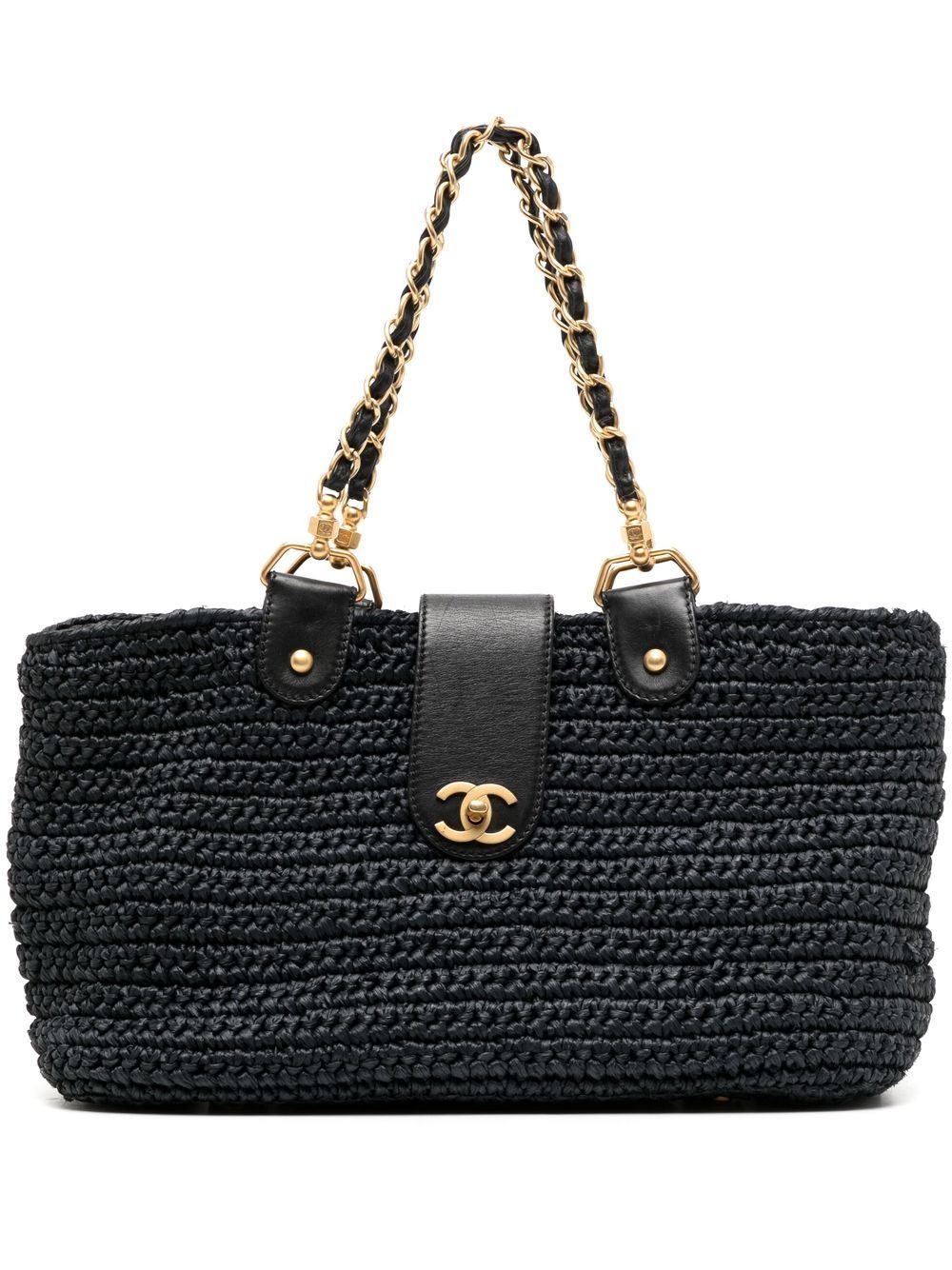 2005-2006 CC Turn-lock woven tote bag