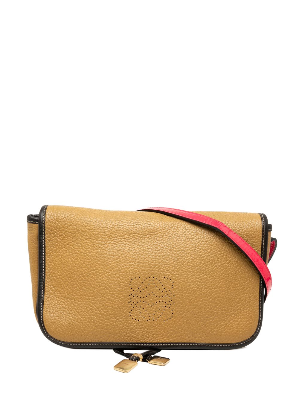 2000-2010 Leather Perforated Anagram crossbody bag