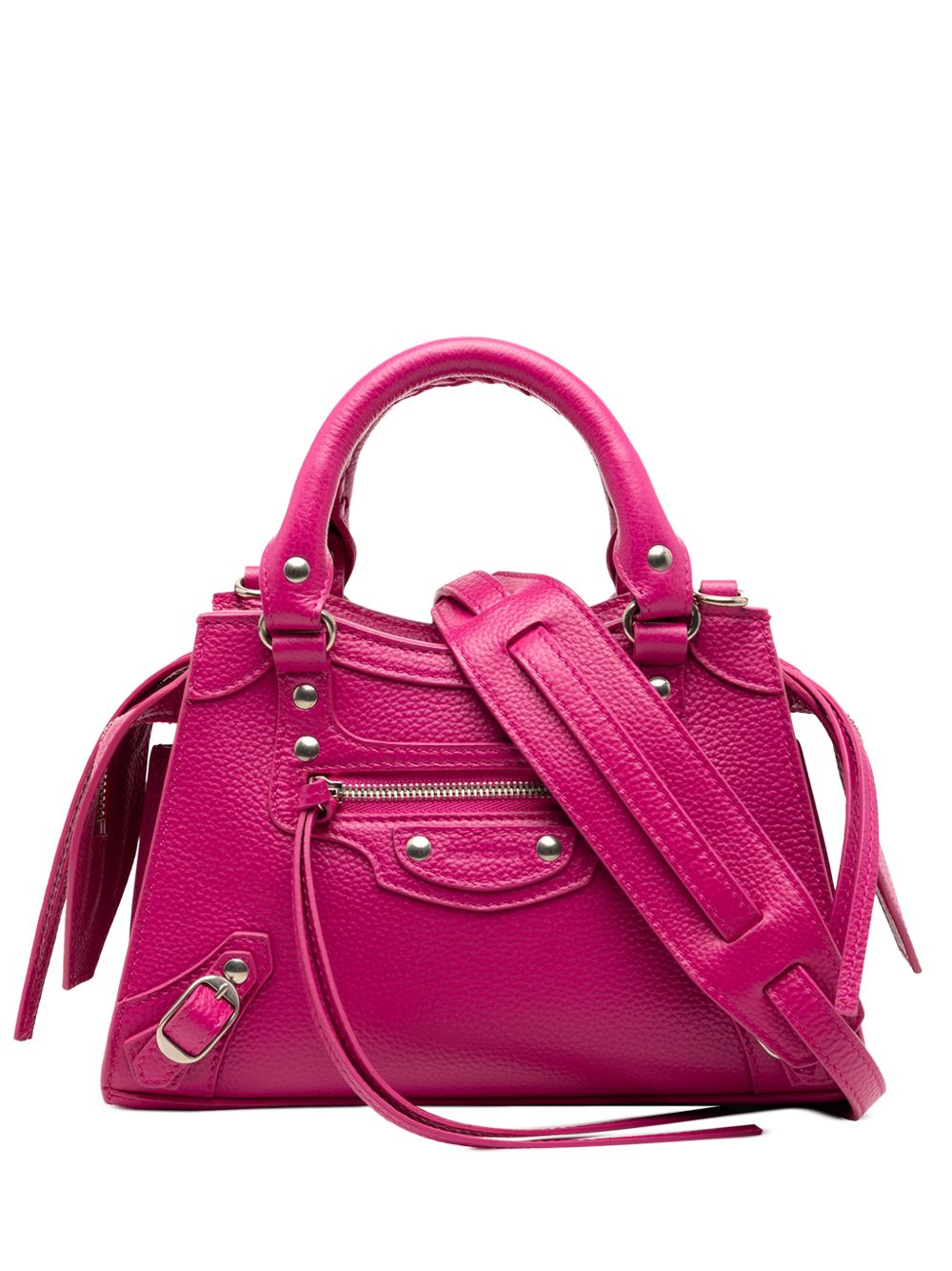 2005-2025 Mini Grained Calfskin Motocross Neo Classic City satchel
