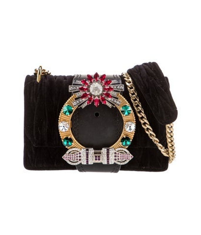 Miu Miu Miu Velvet Crossbody Bag