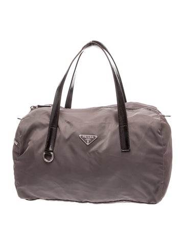 Vela Nylon Top Handle Bag Vintage