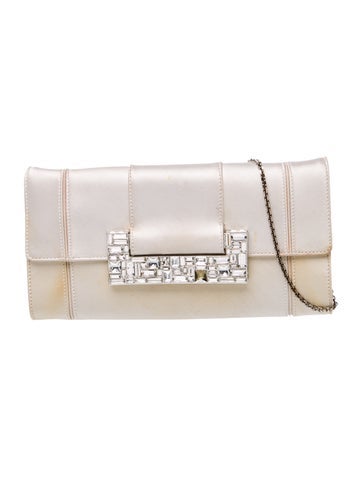 Judith Leiber Satin Shoulder Bag