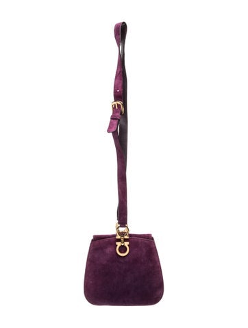 Ferragamo Suede Crossbody Bag