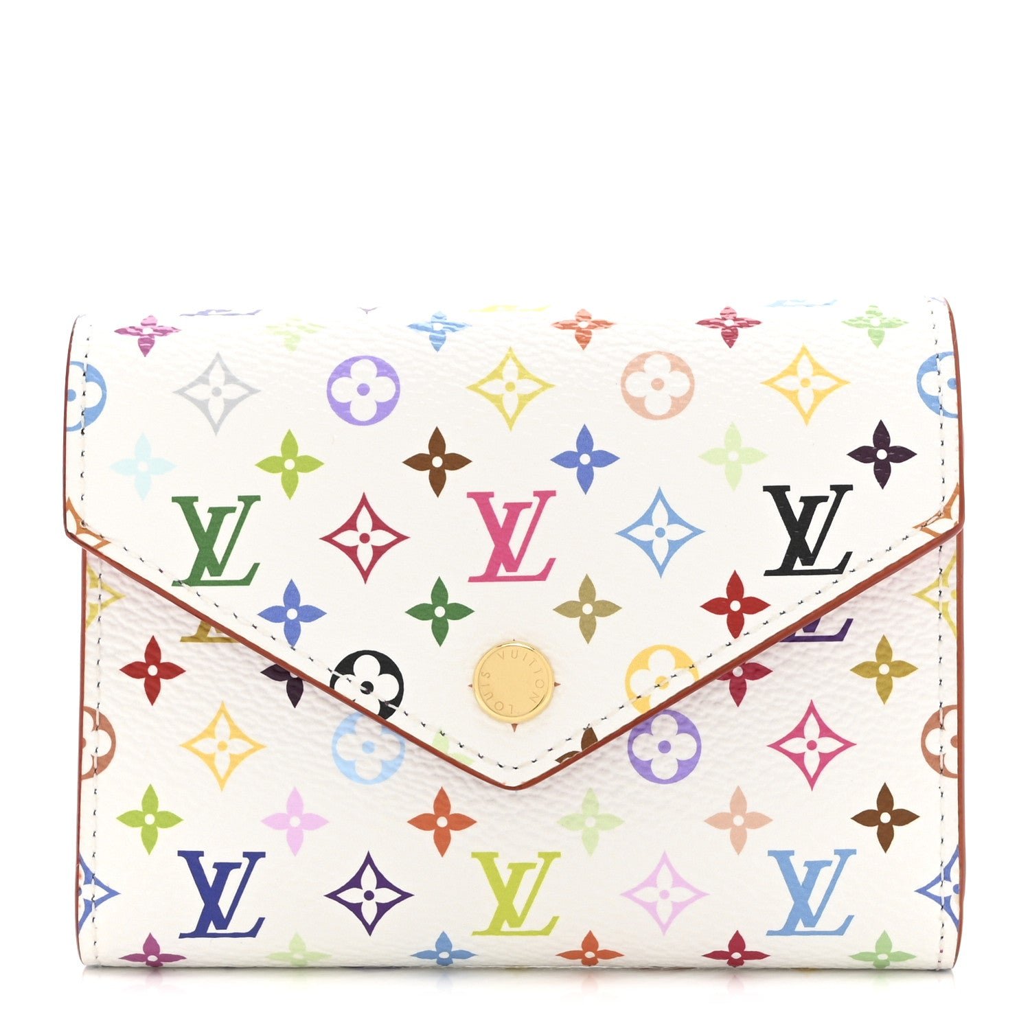 Louis Vuitton LV x TM Monogram Multicolor Victorine Wallet White