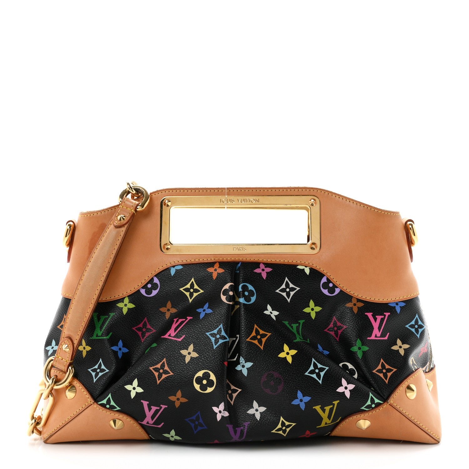 Louis Vuitton Monogram Multicolor Judy MM Black