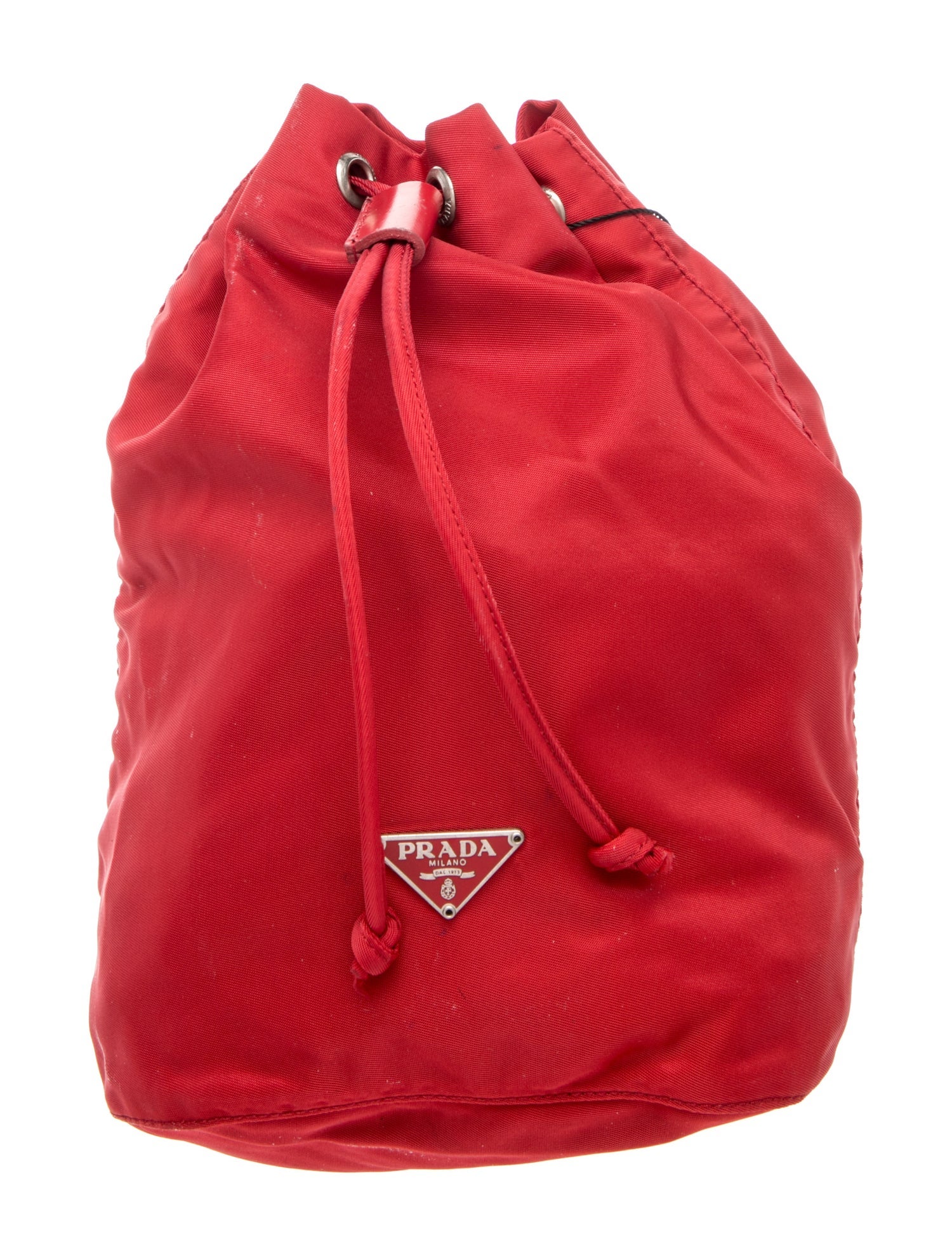 Saffiano Leather Bucket Bag