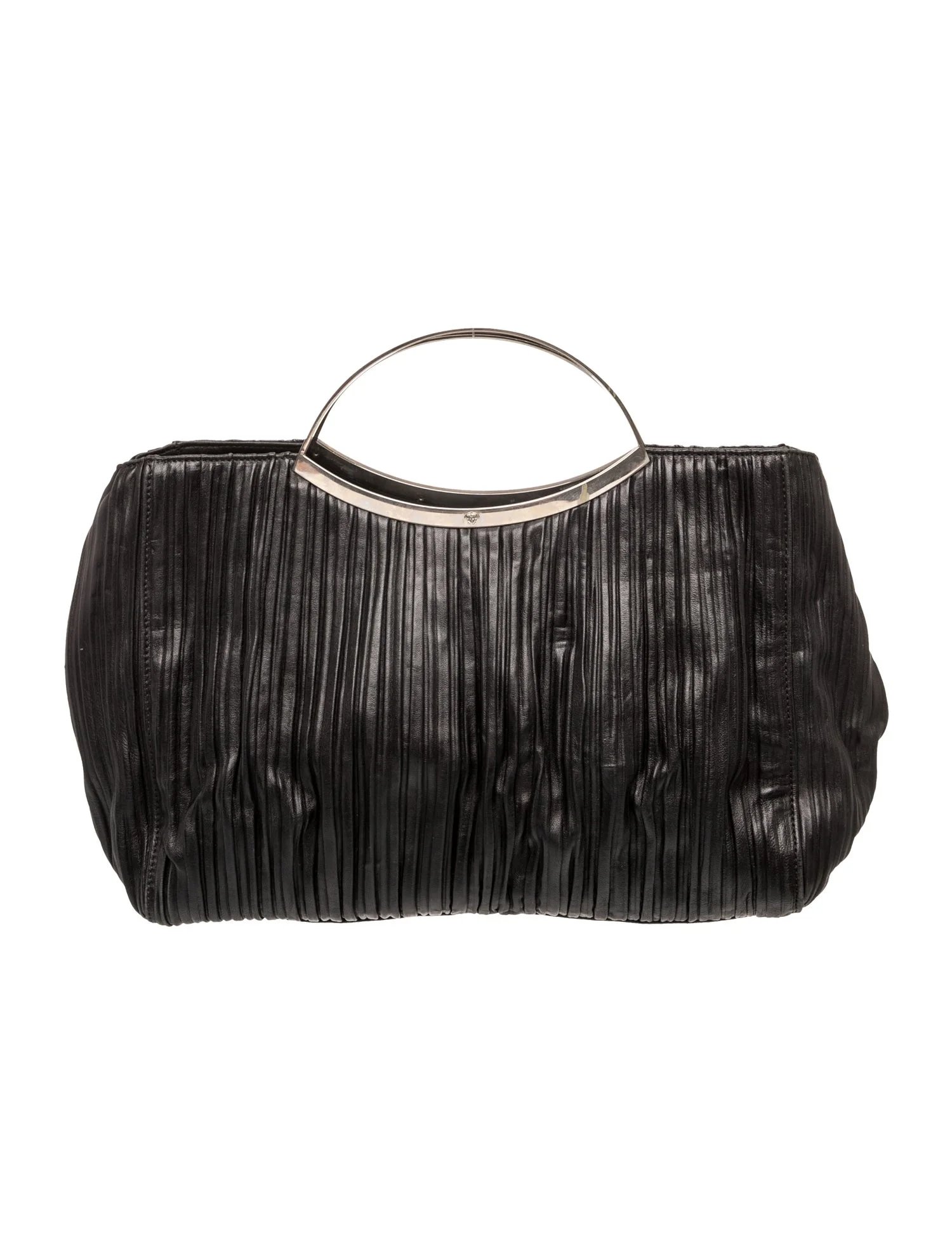 Leather Top Handle Bag