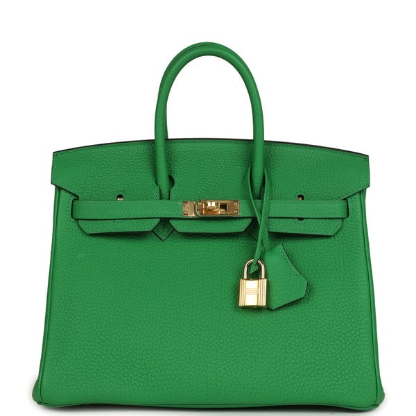 Hermes Hermes Birkin 25 Bambou Togo Gold Hardware