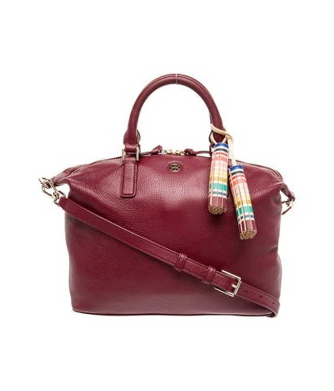 Tory Burch Burch Leather Top Handle Bag