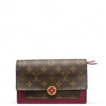 Coated Canvas Flore Chain Wallet