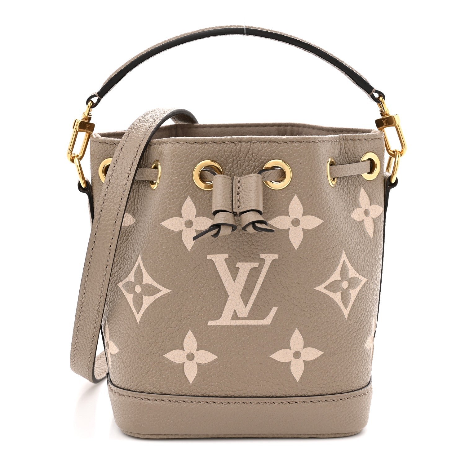 Louis Vuitton Louis Vuitton Empreinte Monogram Giant Nano Noe Tourterelle Creme