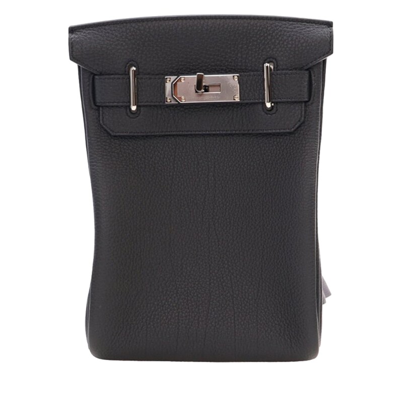 Hermes Plomb Togo Hac Sac A Dos PM Palladium Hardware, 2023