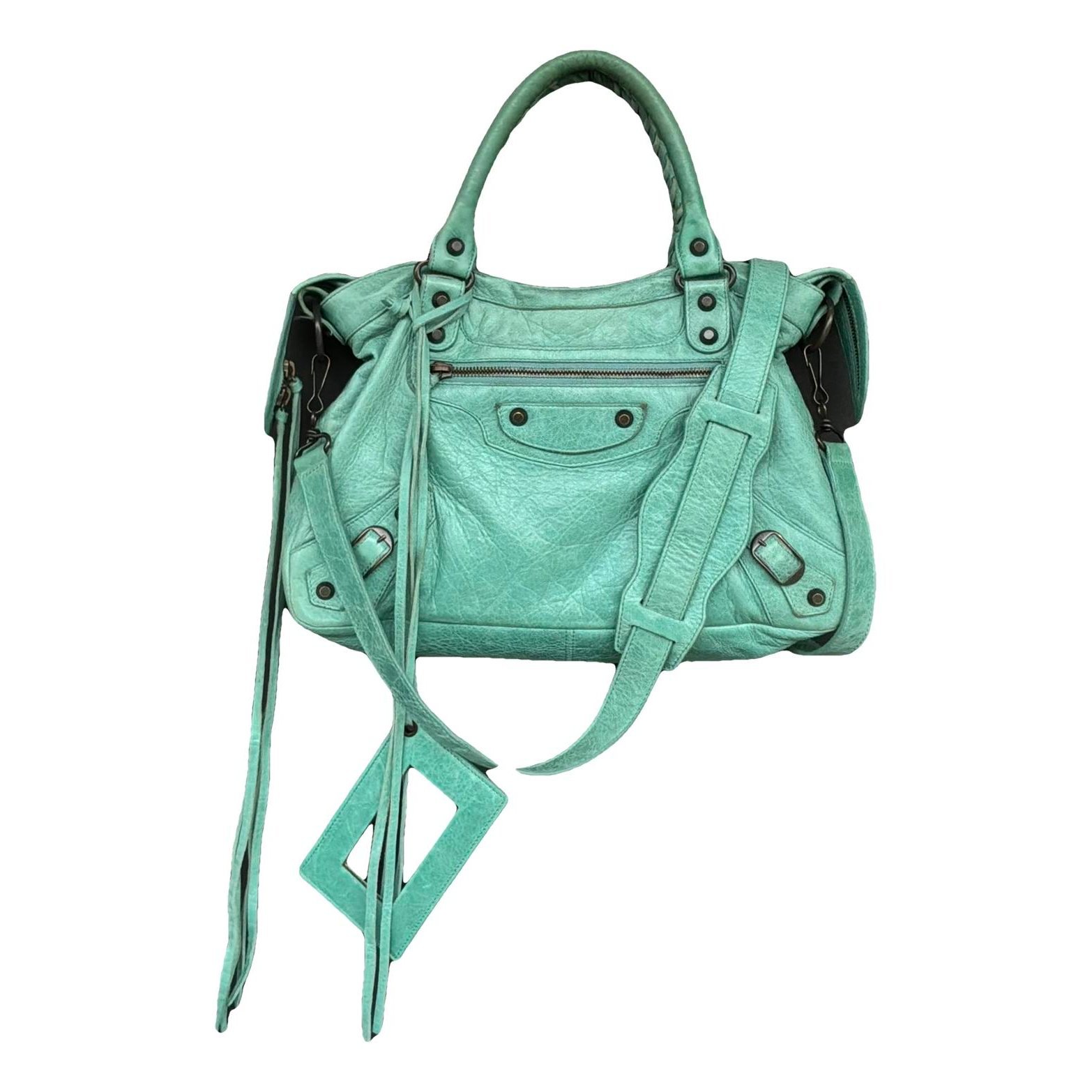 Leather handbag