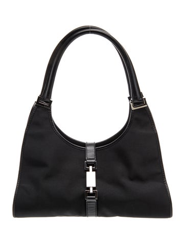 GG Canvas Bardot Medium Vintage