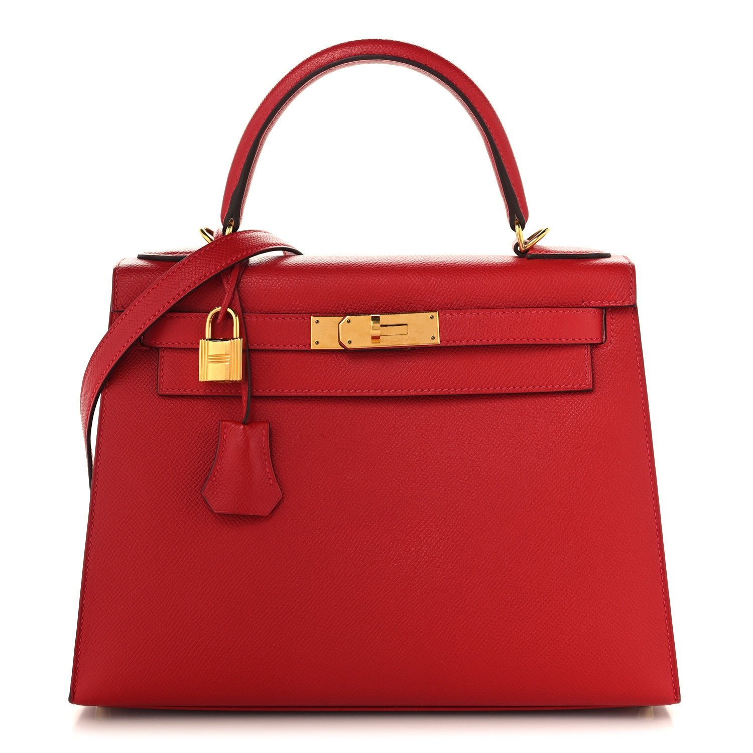 Hermes Epsom Kelly Sellier 28 Rouge Casaque