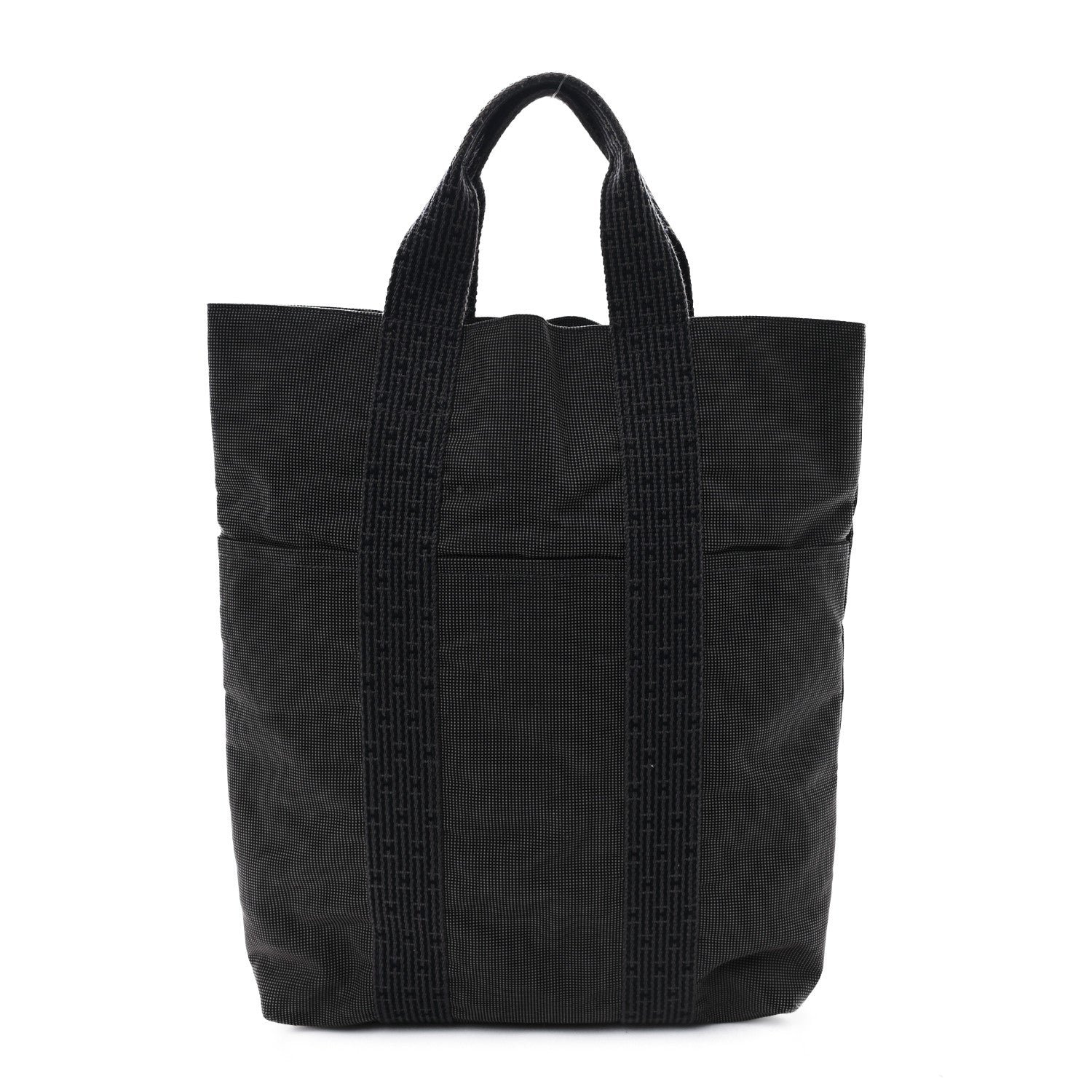 Hermes Canvas Herline Cabas Grey