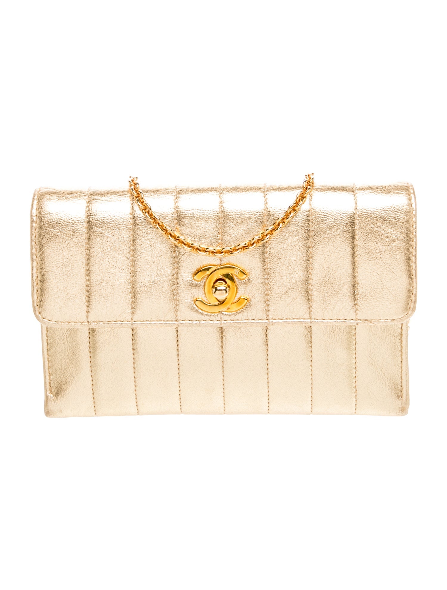 Vertical Quilted CC Crossbody Bag