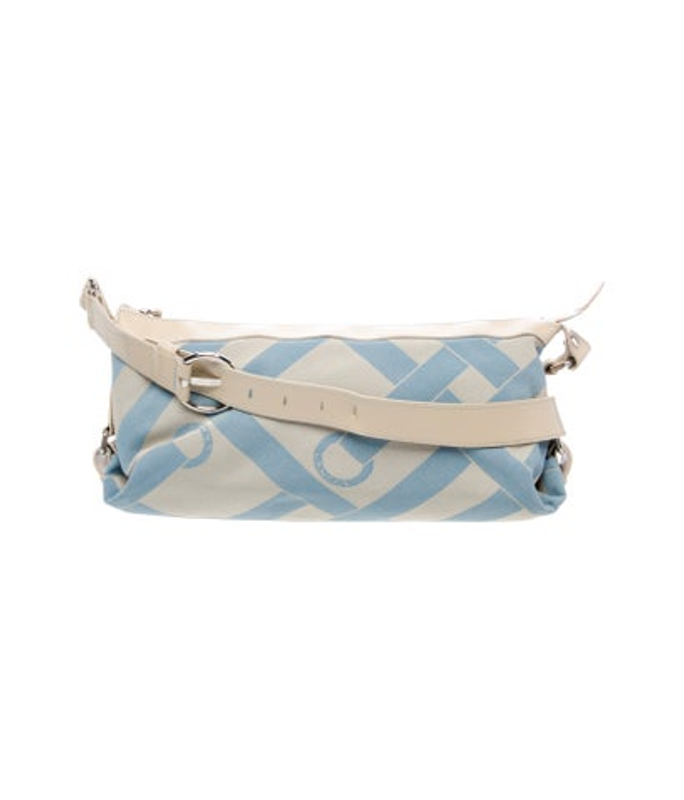Lancel Canvas Shoulder Bag
