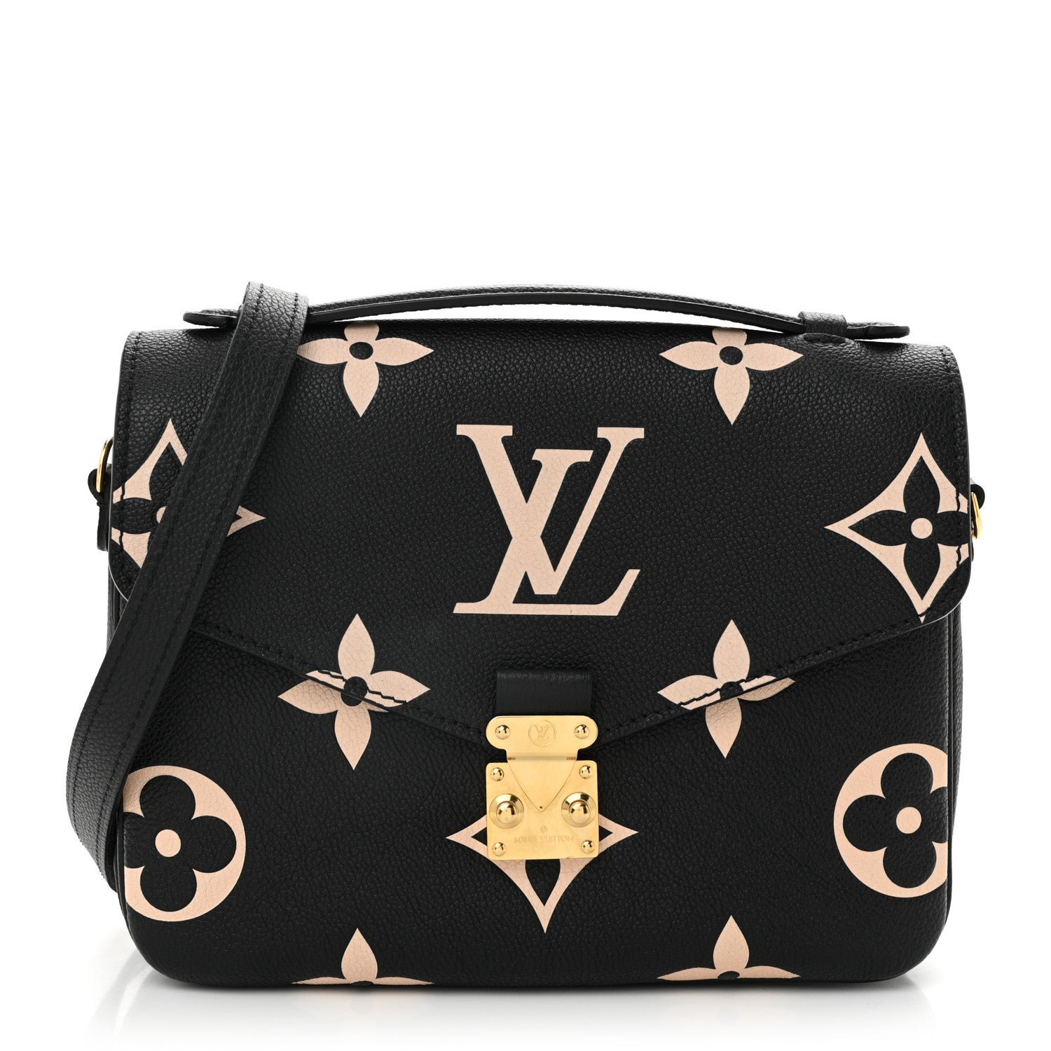 Louis Vuitton Empreinte Monogram Giant Pochette Metis Black Beige