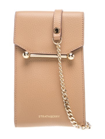 Strathberry Leather Mosaic Phone Pouch