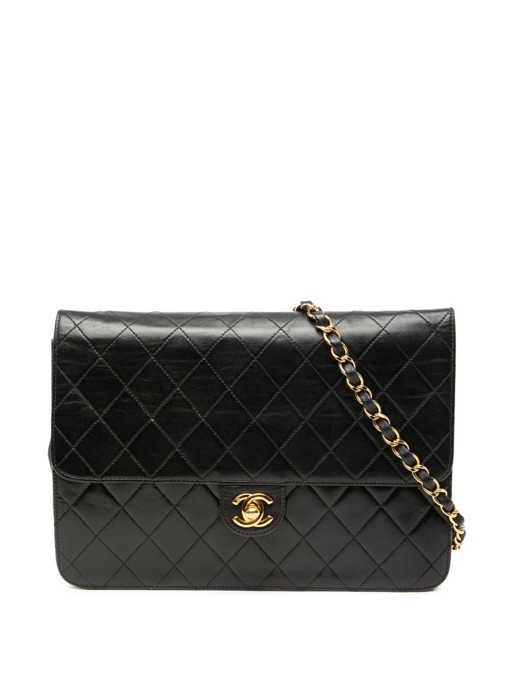 2000-2002 Medium CC Quilted Lambskin Single Flap shoulder bag