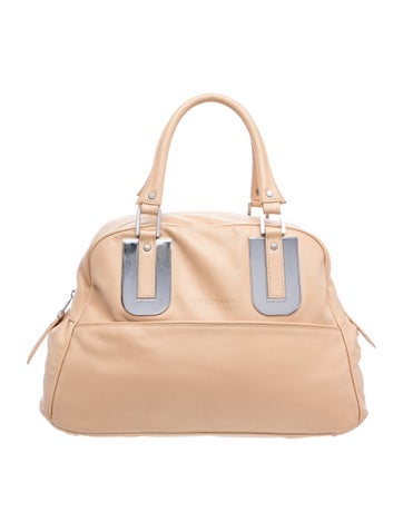 Leather Top Handle Bag