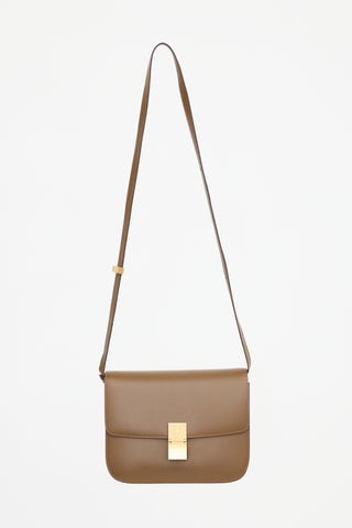 2018 Leather Medium Classic Box Flap Bag