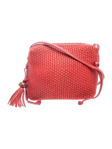Raffia Crossbody Bag Vintage