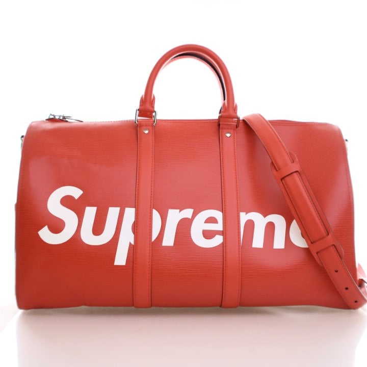 Louis Vuitton Epi Supreme Keepall Bandouliere 45