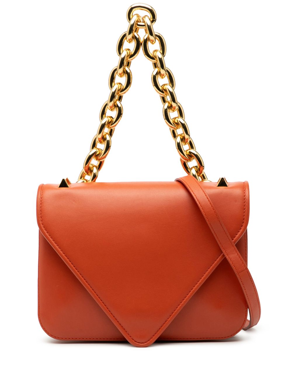 Bottega Veneta 2012-2025 Small Leather Mount Envelope Chain Bag satchel