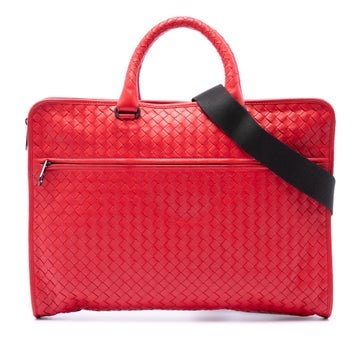 Alligator Nappa Intrecciato Briefcase