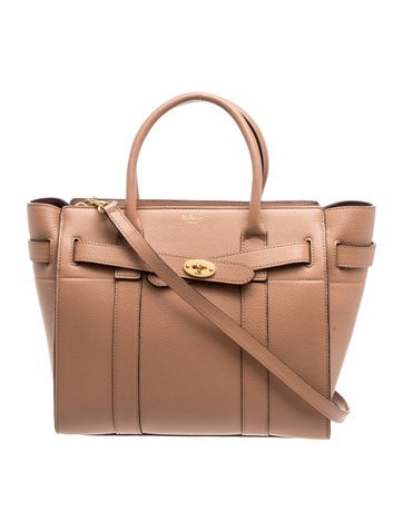 Mulberry Signature Zipped Bayswater Small