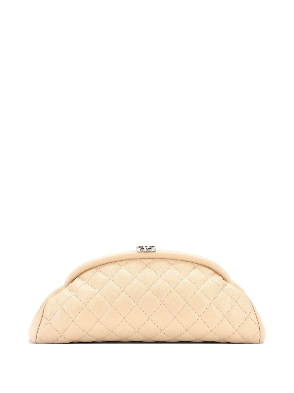 Timeless Quilted Caviar clutch bag