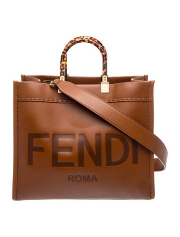 Leather Sunshine Tote Bag Medium